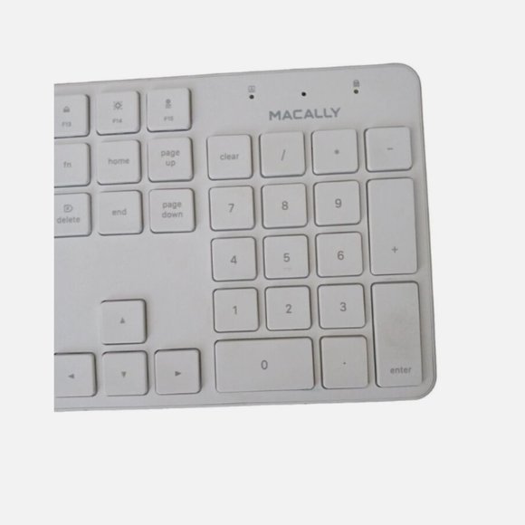 Macally Ultra Slim USB Keyboard For Mac - SLIMKEYPRO - TESTED - Picture 6 of 8